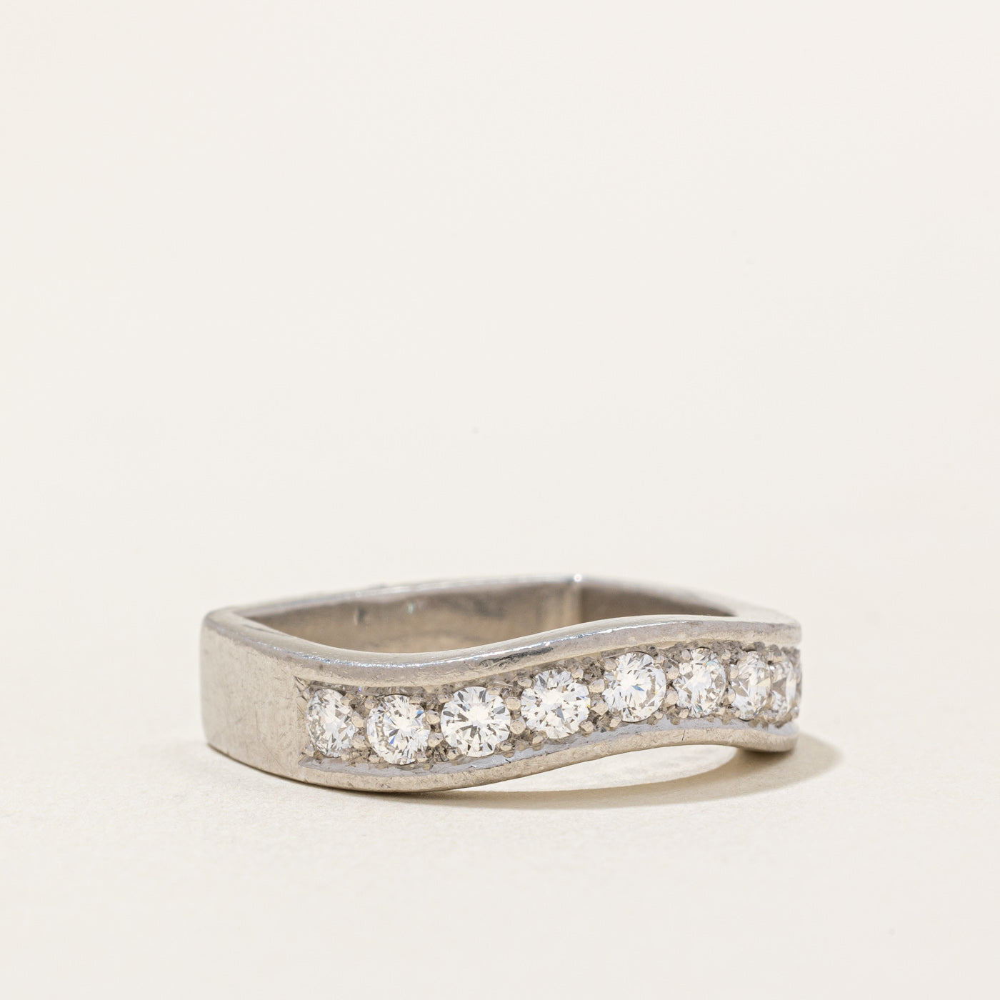 Diamond Wave Ring | 0.58ctw | SZ 6 |