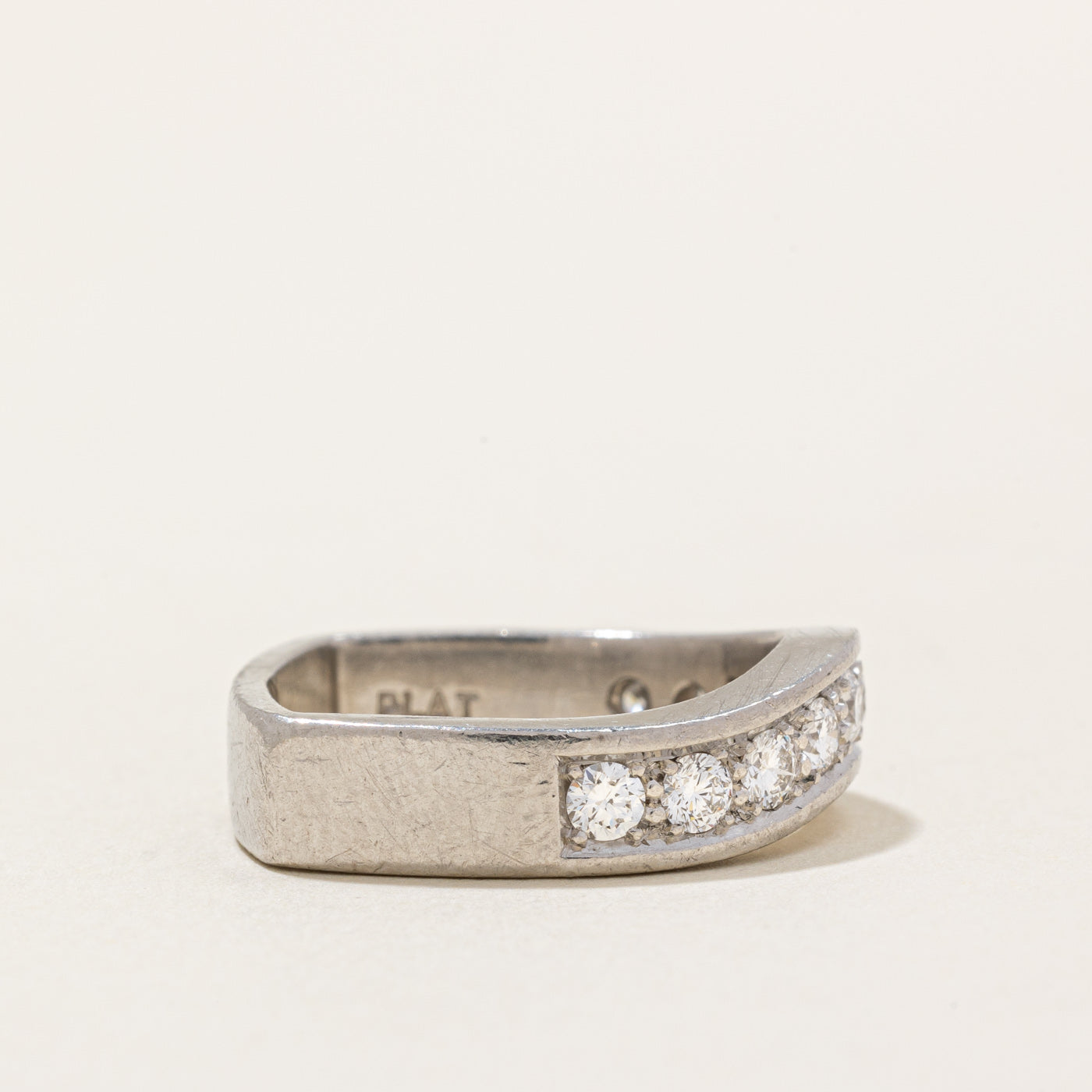 Diamond Wave Ring | 0.58ctw | SZ 6 |