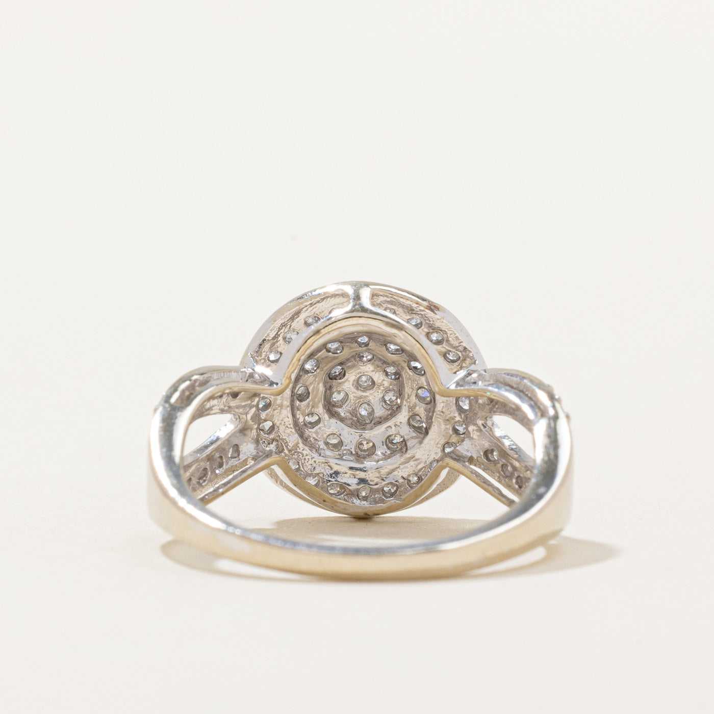 Diamond Cluster Multi Halo Cocktail Ring | 0.55ctw | SZ 6.5 |