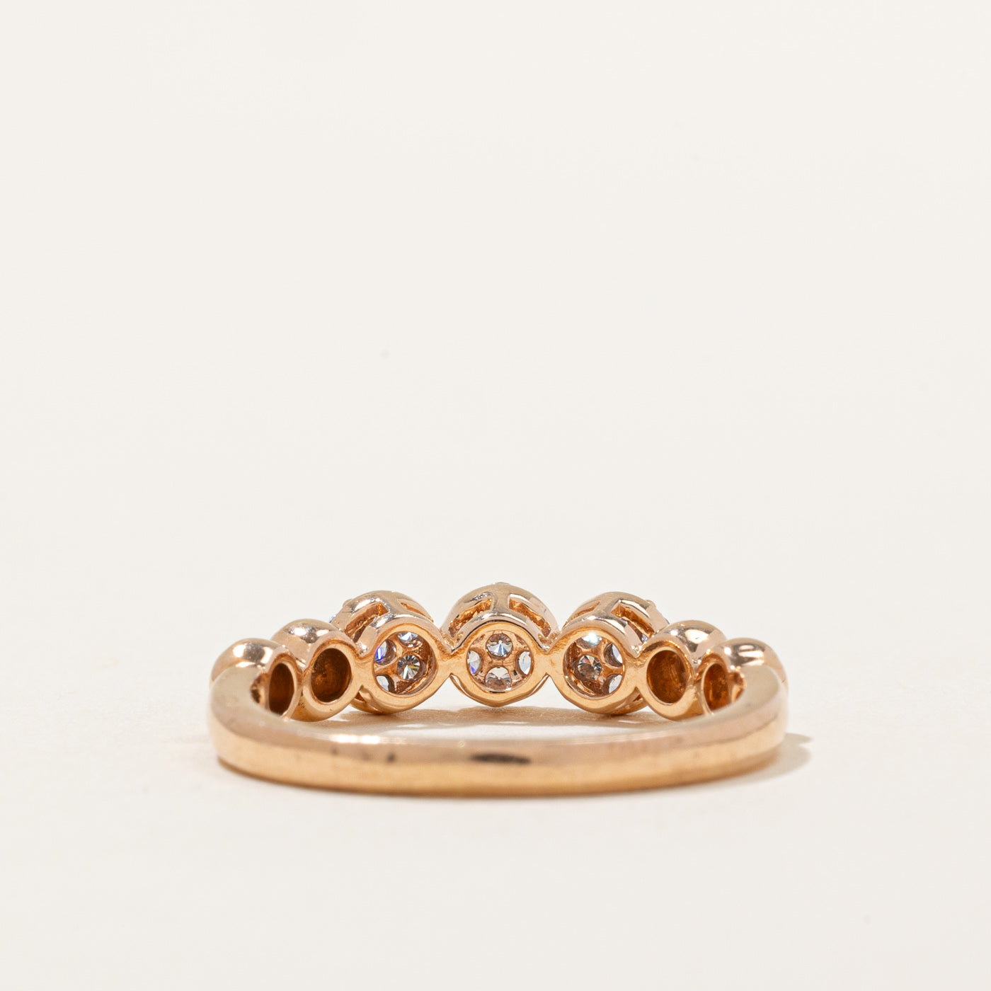 Diamond Multi Cluster Beaded Ring | 0.26ctw | SZ 7.25 |