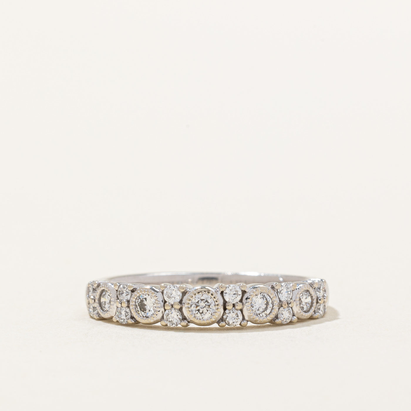 Semi Eternity Illusion Set Diamond Band | 0.33ctw | SZ 5.25 |