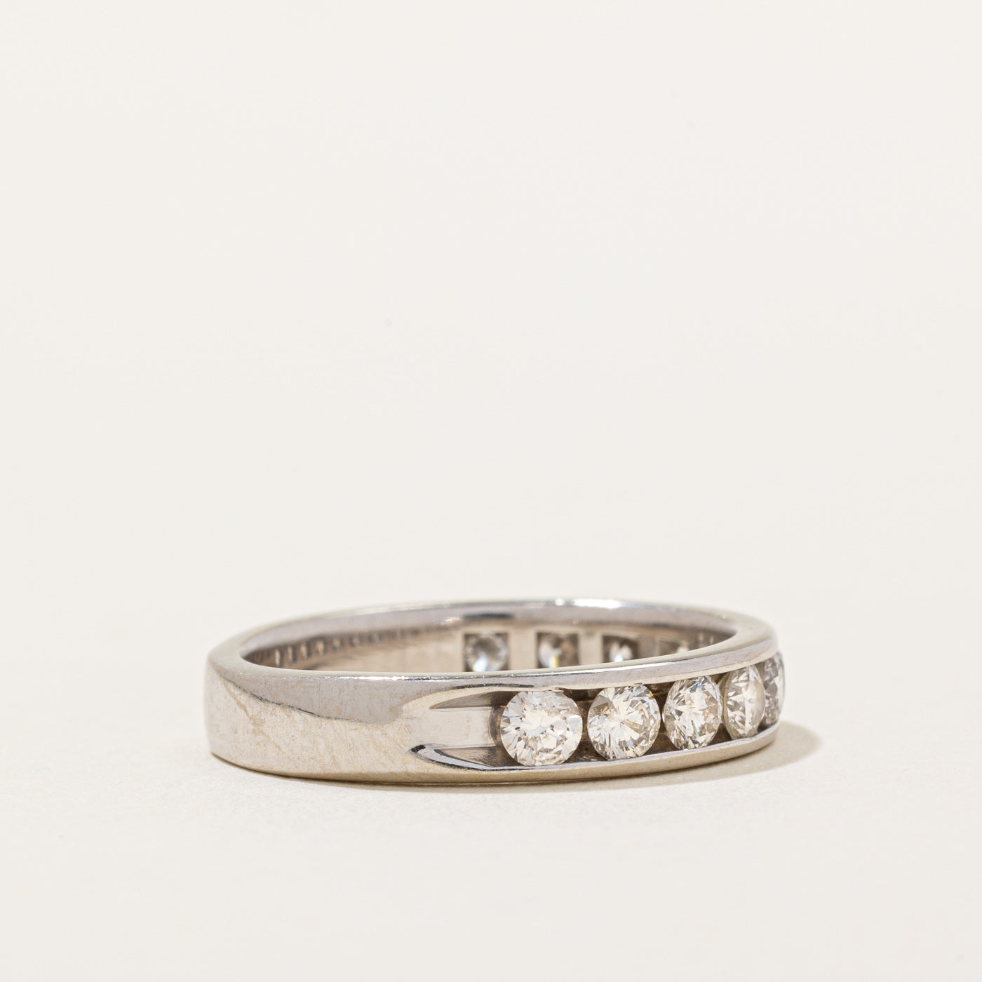 Semi Eternity Channel Set Diamond Band | 0.97ctw | 3.90mm | SZ 6.75 |