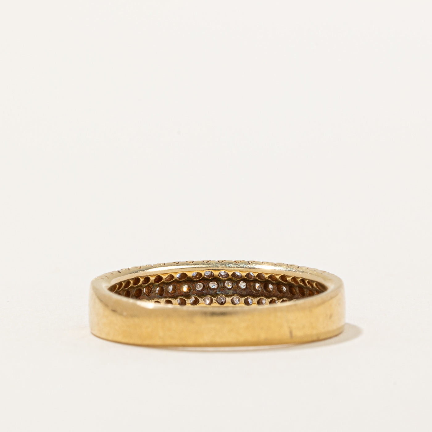 Pave Set Multi Row Diamond Band | 0.30ctw | SZ 6.5 |