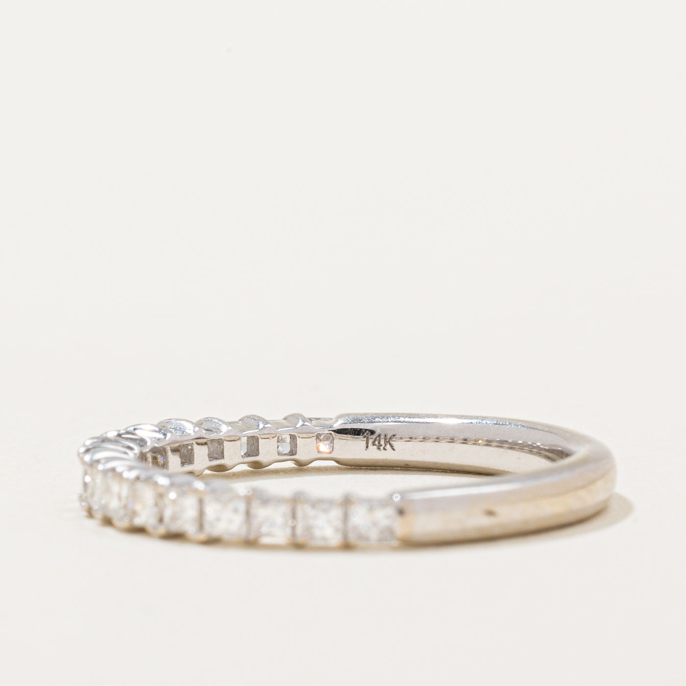 Semi Eternity Princess Cut Diamond Band | 0.35ctw | SZ 6 |