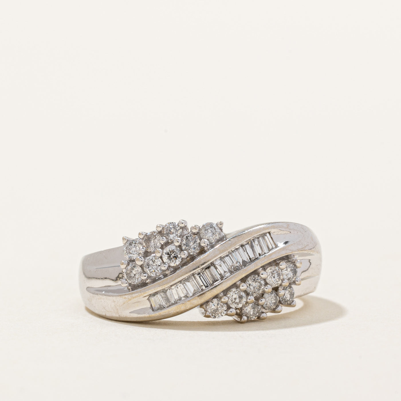 Diamond Waterfall Ring | 0.47ctw | SZ 6.75 |