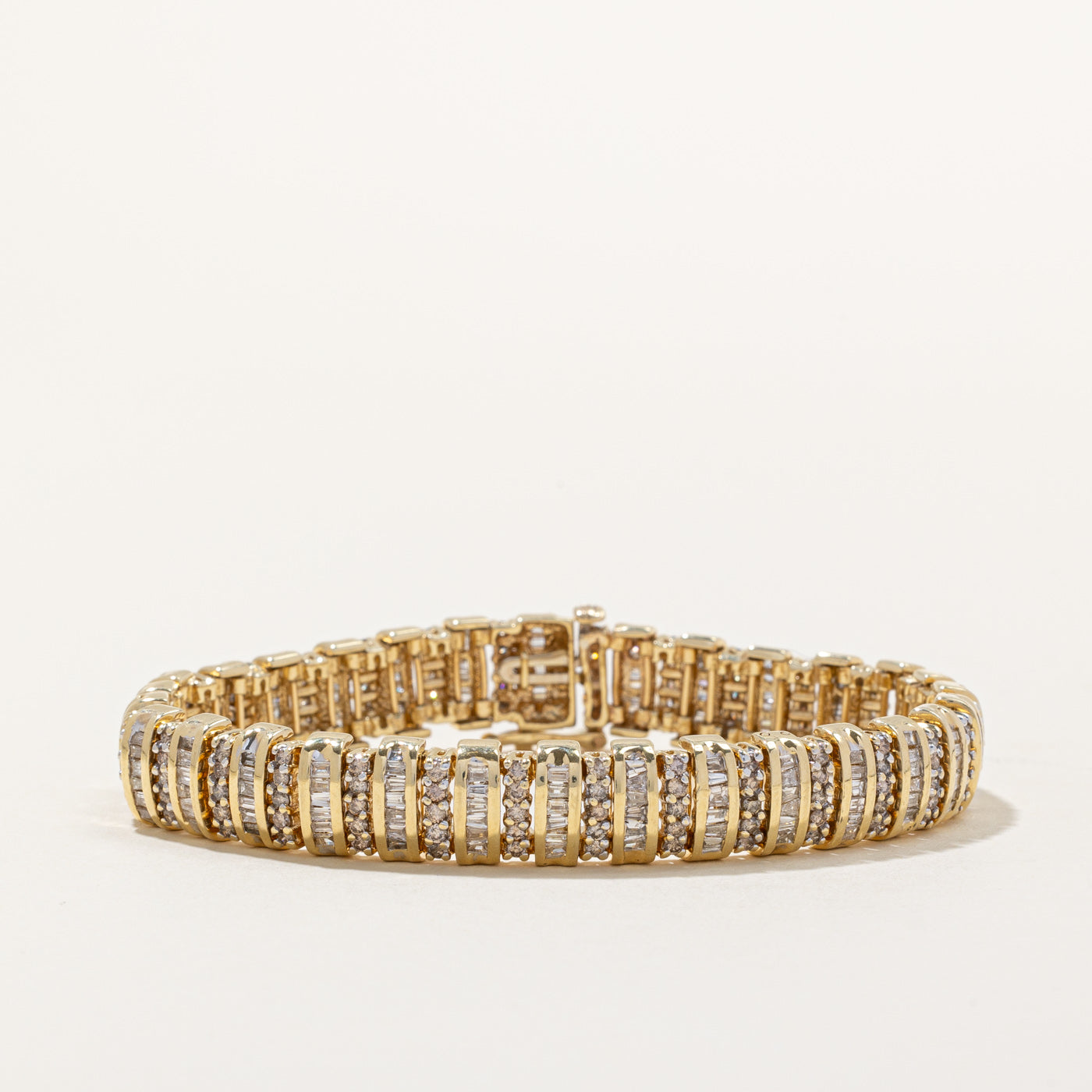 Bracelet en diamants | 4,00 ct | 17,8 cm | 