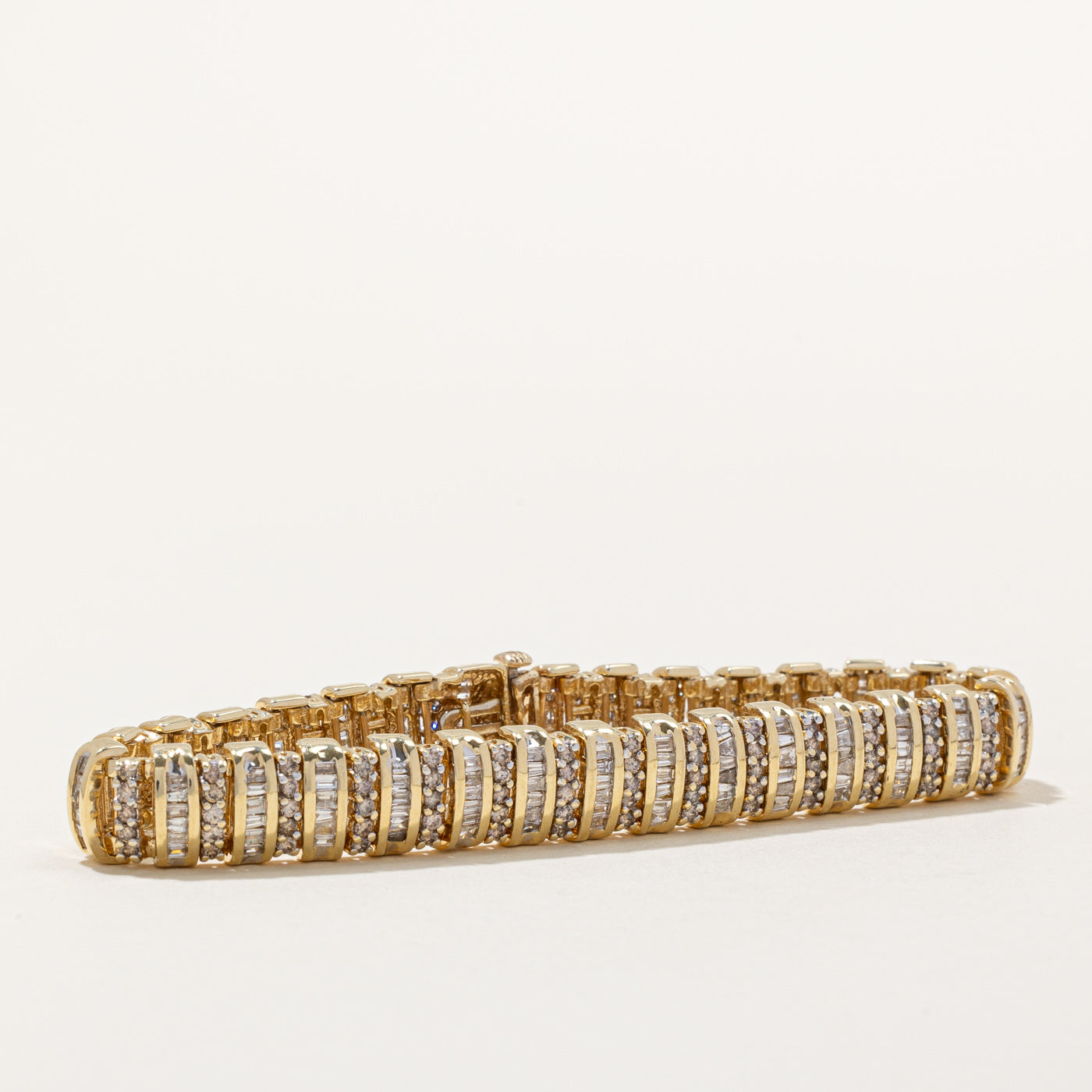 Bracelet en diamants | 4,00 ct | 17,8 cm | 
