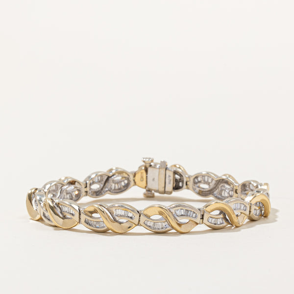 Channel Set Diamond Bracelet | 0.50ctw | 6.5