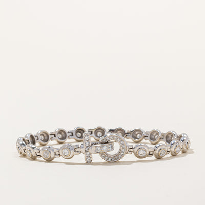 Diamond Buckle Closure Bracelet | 1.00ctw | 7