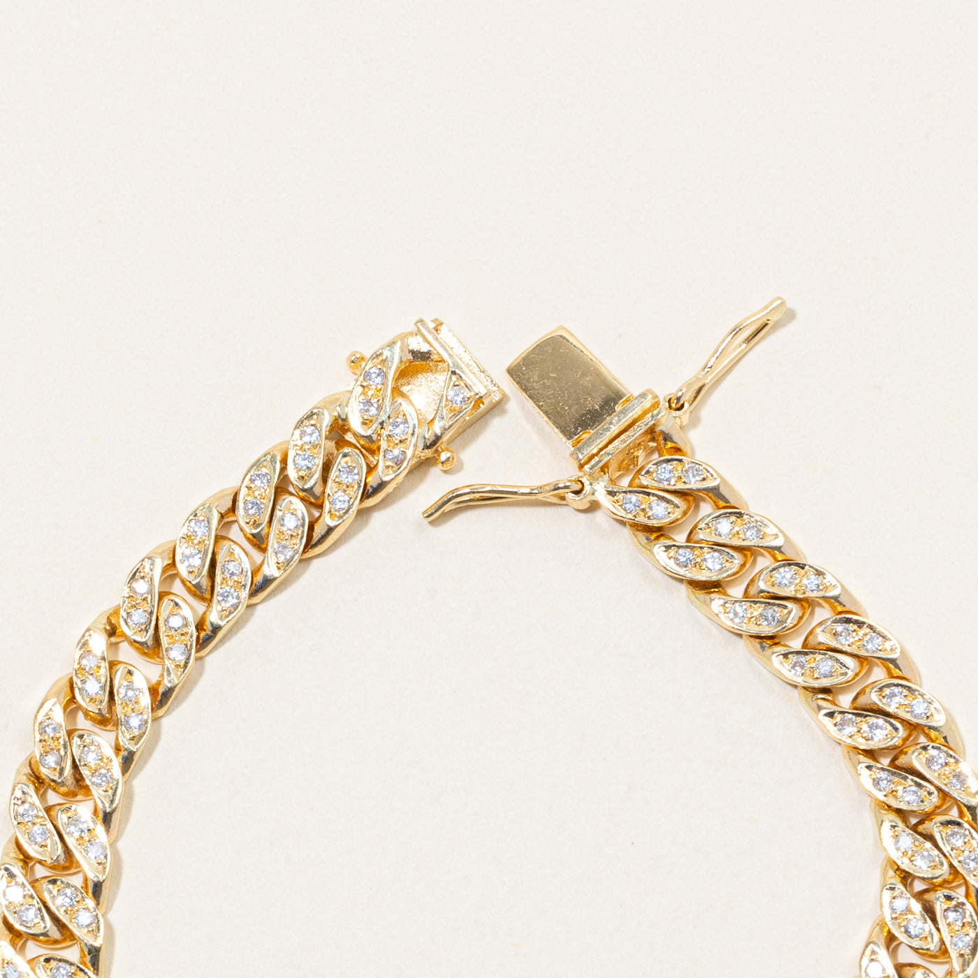 Diamond Cuban Link Bracelet | 1.13ctw | 6.25" |