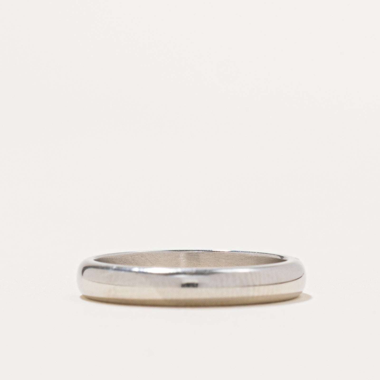 Platinum Plain Wedding Band | SZ 4.5 |