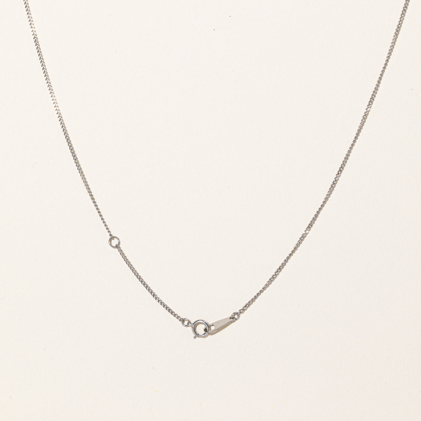 Solitaire Diamond Pendant Necklace | 0.36ct | 16"|