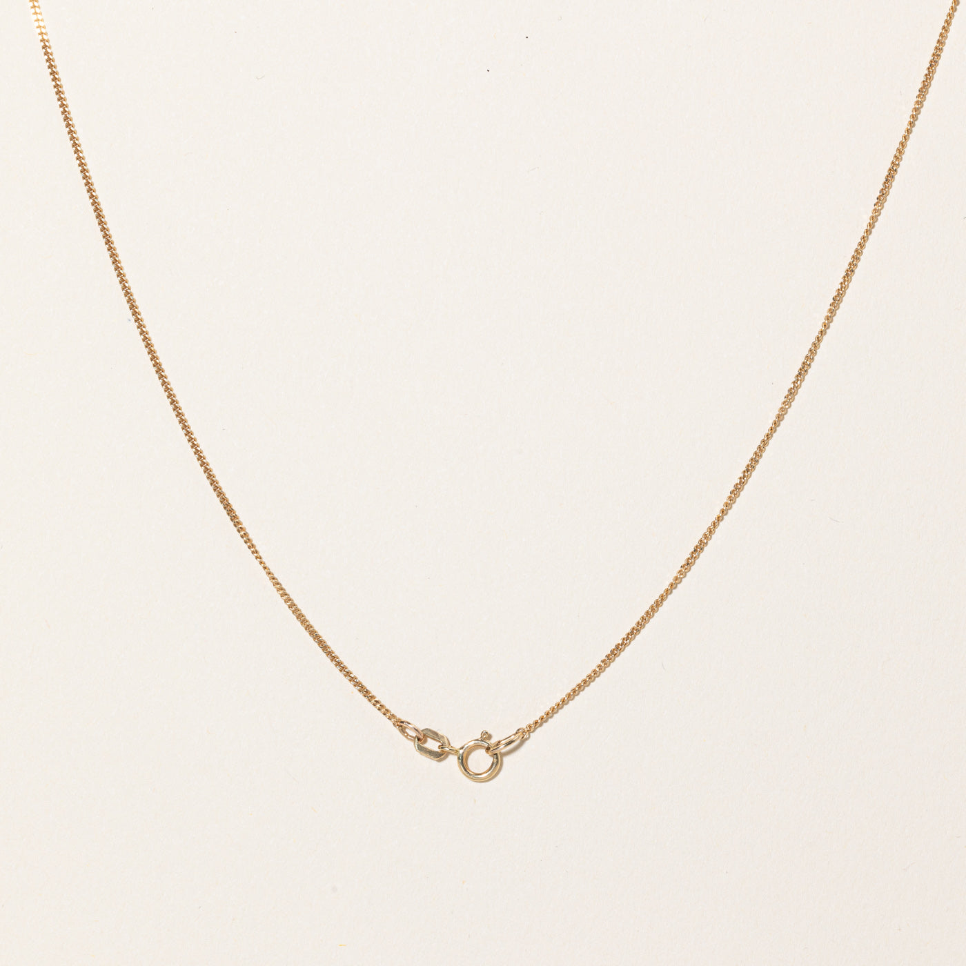 Solitaire Diamond Pendant Necklace | 0.22ct | 18"|