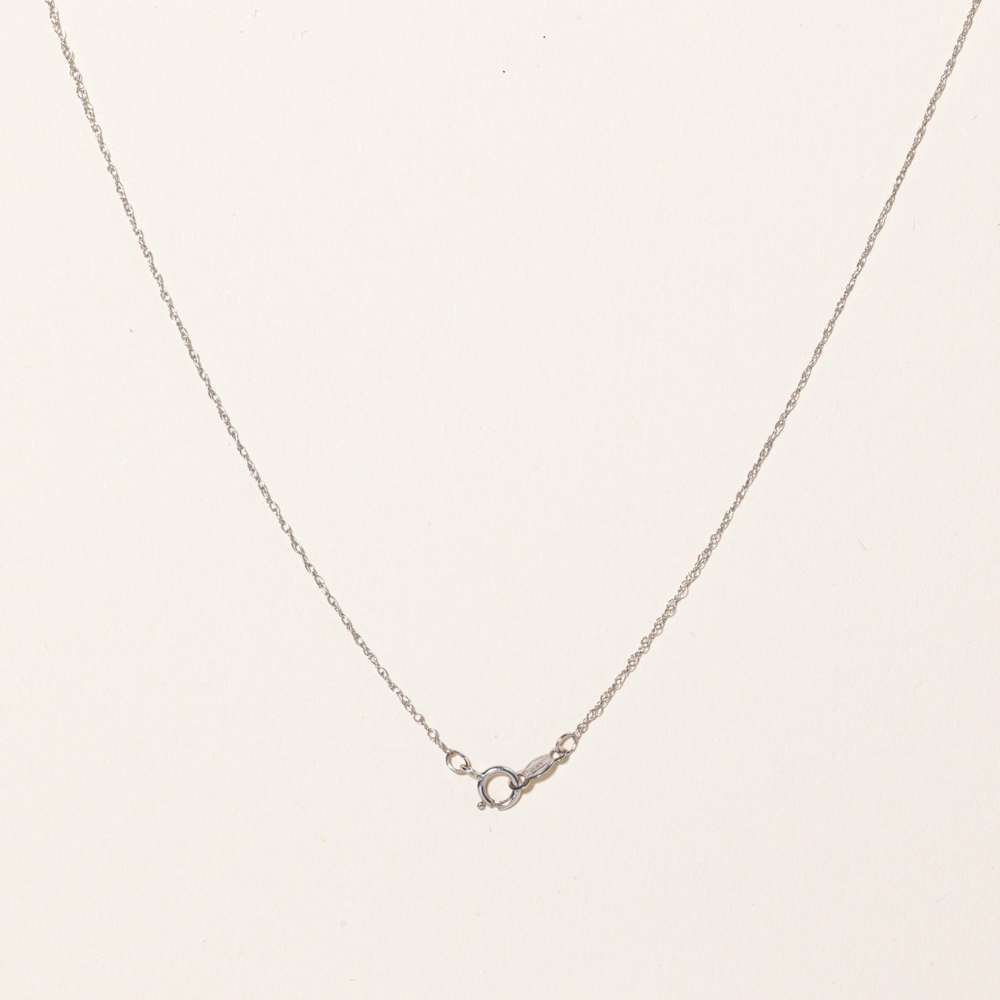 Princess Cut Diamond Pendant Necklace | 19"|