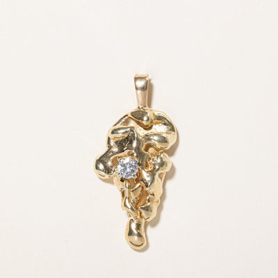 Abstract Diamond Pendant | 0.32ct |