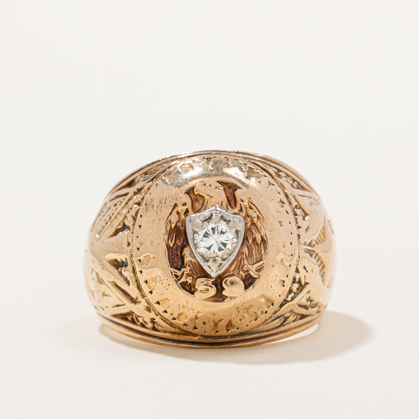 Diamond Dome Ring | 0.24ct | SZ 9.75 |