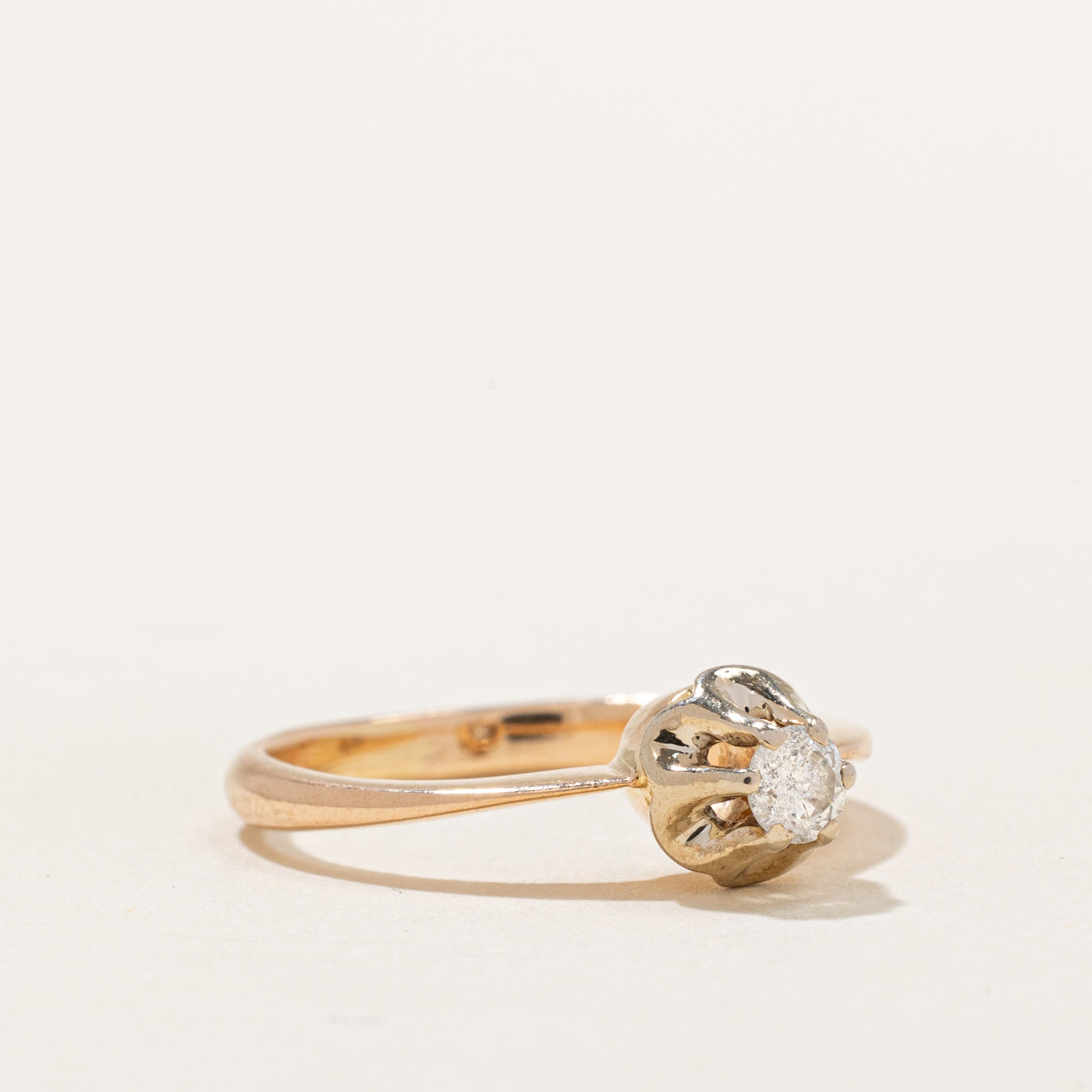 Claw Set Diamond Ring | 0.16ct | SZ 5.75 |