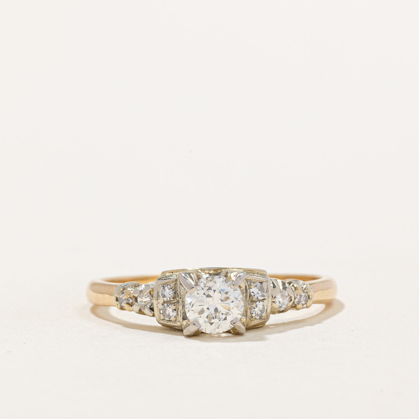 Vintage Diamond Engagement Ring | 0.40ctw | SZ 7.5 |
