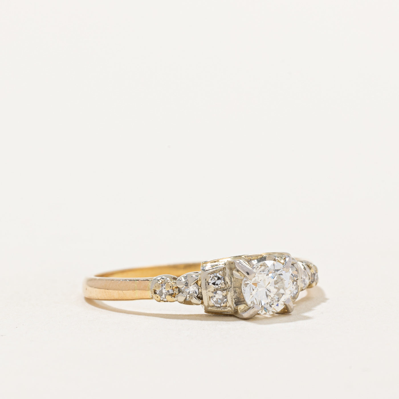 Vintage Diamond Engagement Ring | 0.40ctw | SZ 7.5 |