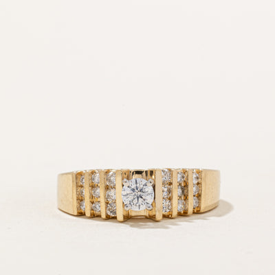 Channel Set Diamond Ring | 0.48ctw | SZ 6.75 |