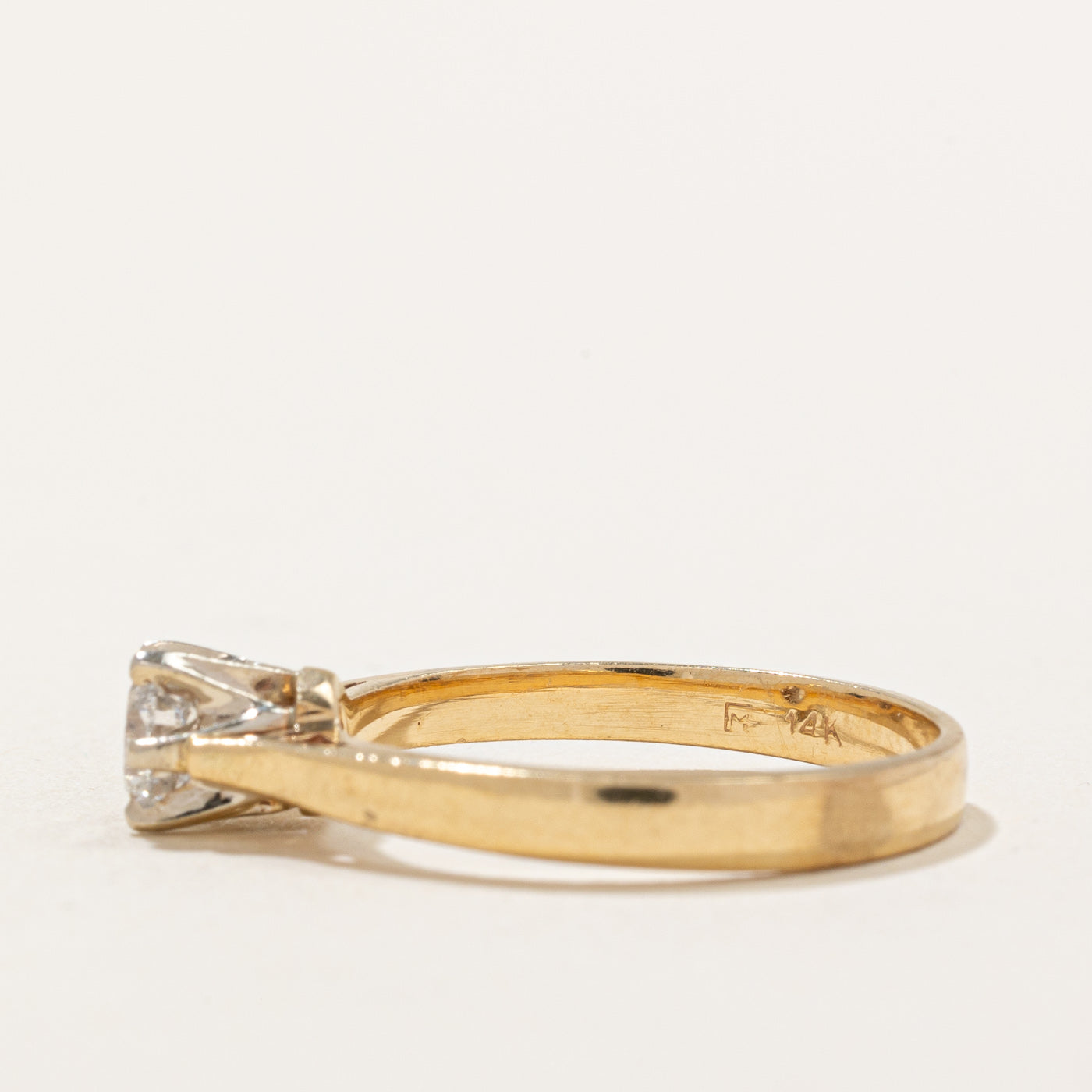 Diamond Engagement &  Wedding Ring Set | 0.54ctw | SZ 6 |
