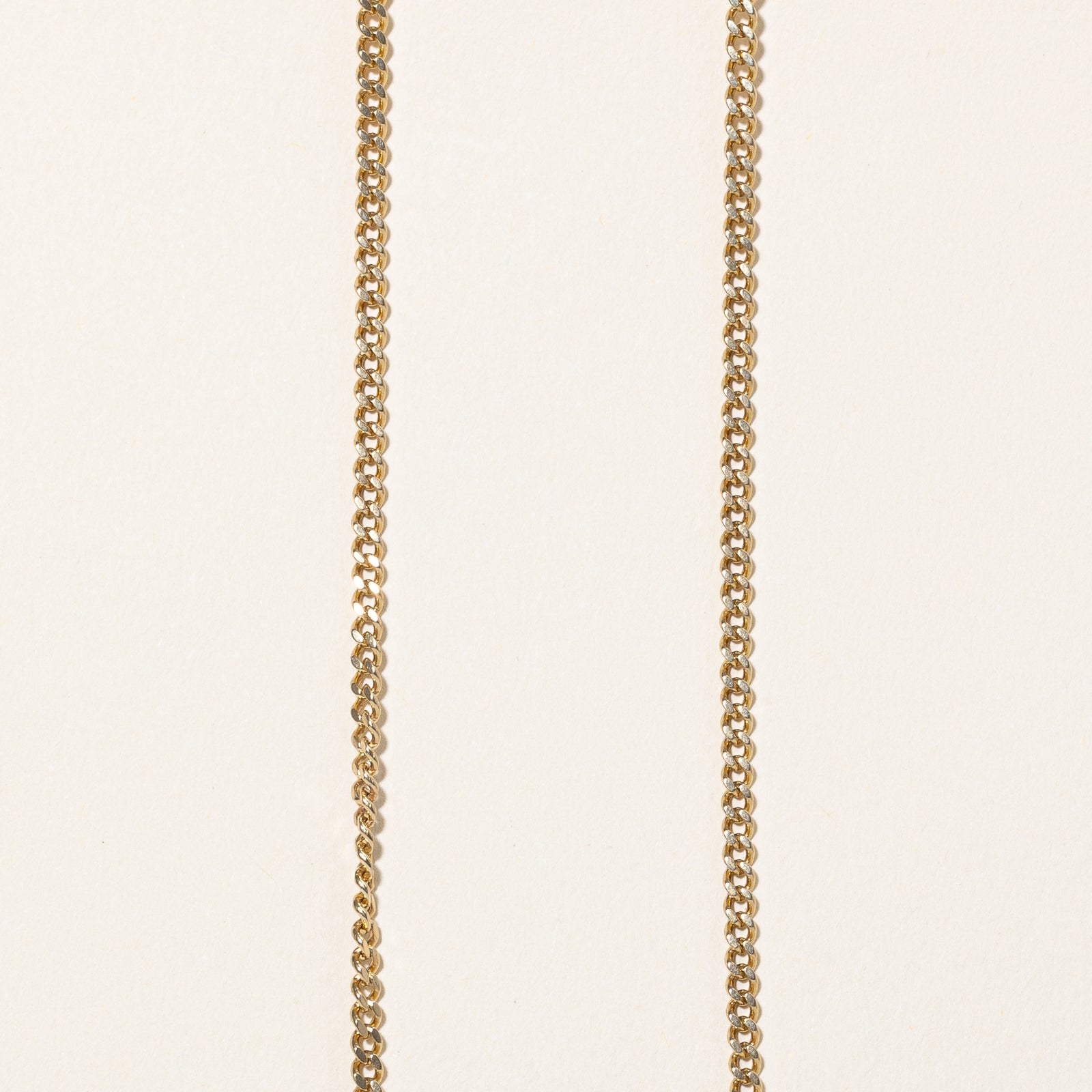 9k Yellow Gold Curb Chain | 18" |