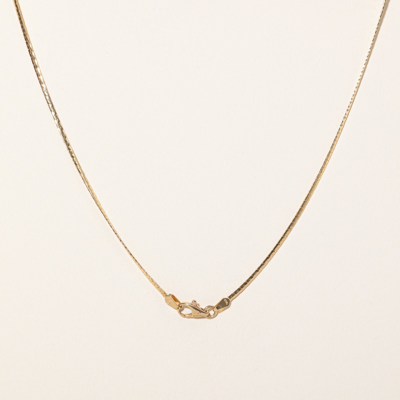 Four Stone Diamond Scoop Necklace | 0.11ctw | 16" |