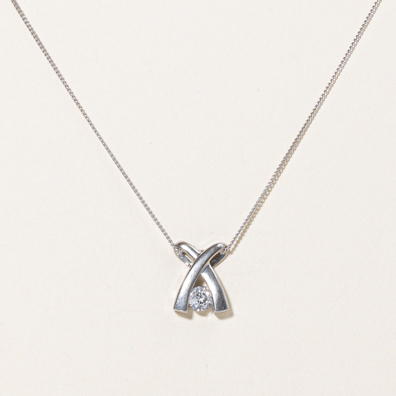 Diamond Pendant & Necklace | 0.20ct | 19" |