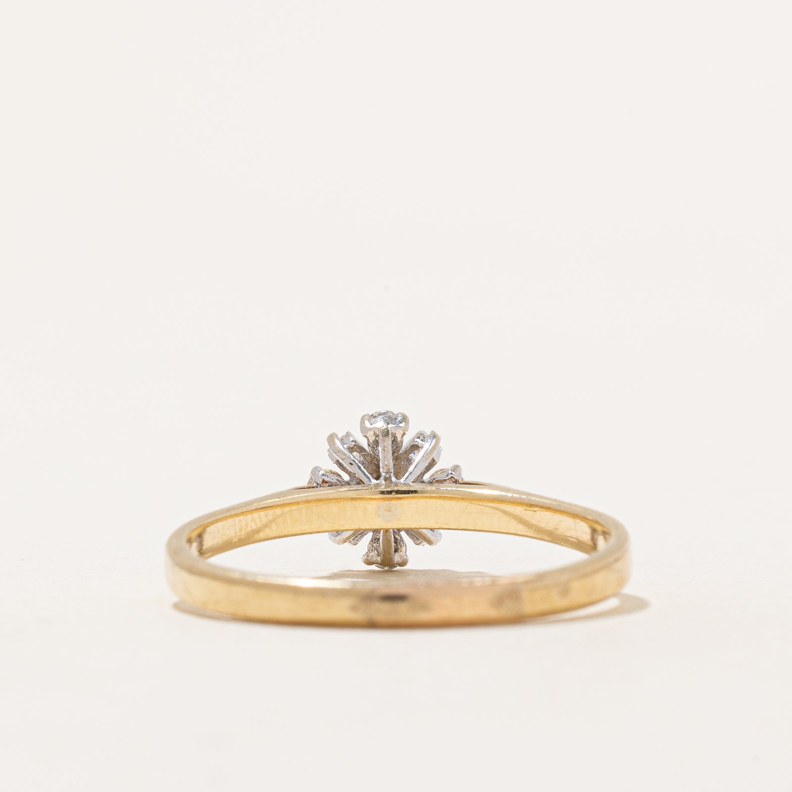 High Set Diamond Cluster Ring | 0.24ctw | SZ 8.75 |
