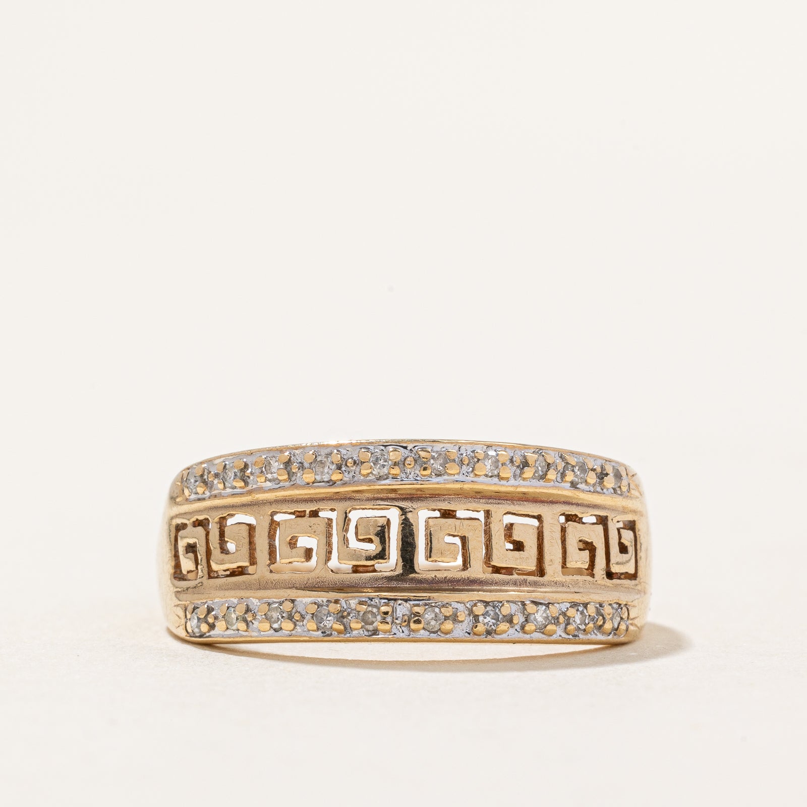 Filigree Diamond Ring | 0.10ctw | SZ 8.5 |