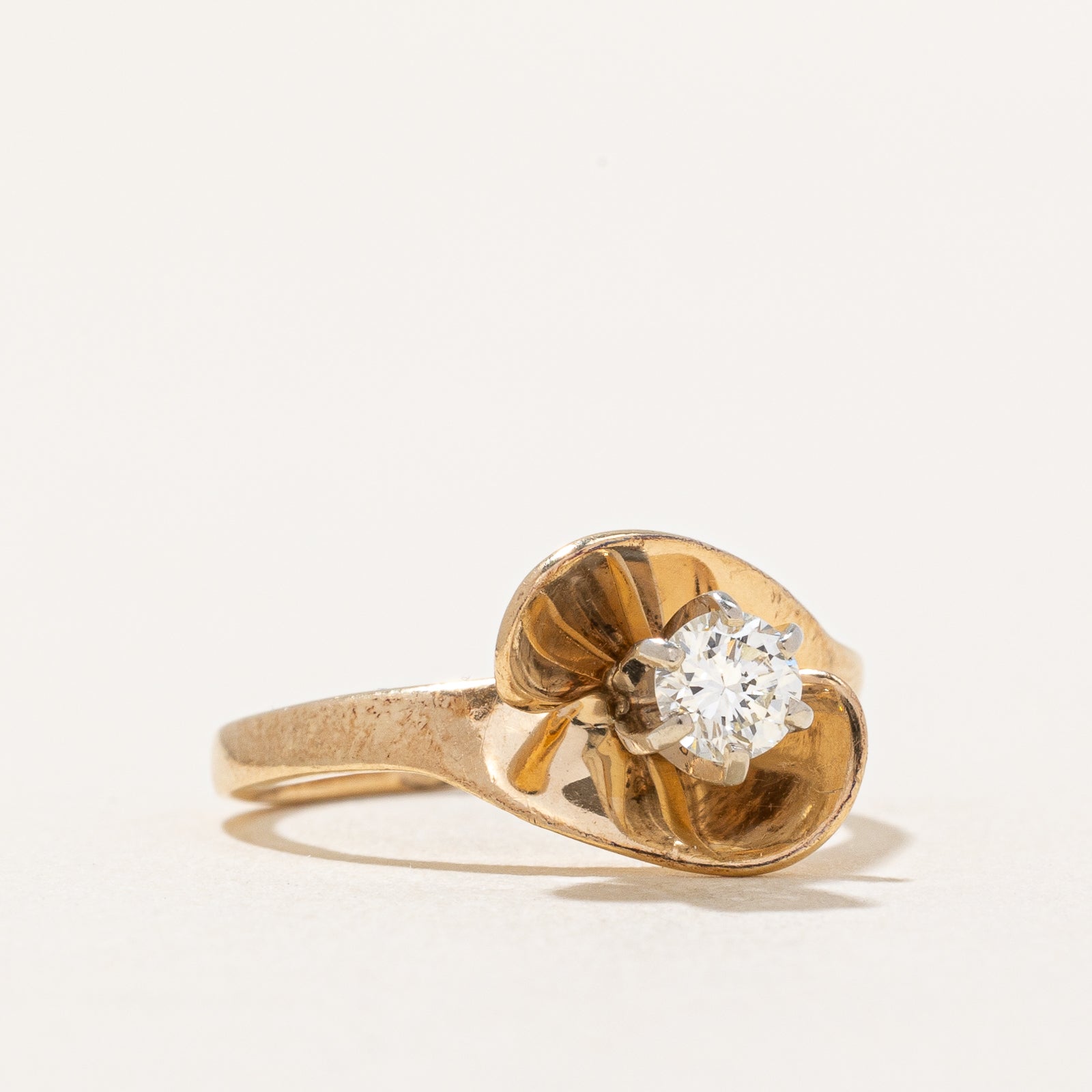High Set Diamond Ring | 0.20ct | SZ 2.75 |