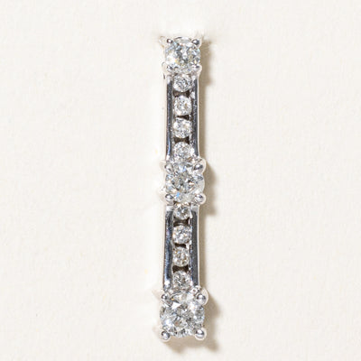 Diamond Column Pendant | 0.50ctw |