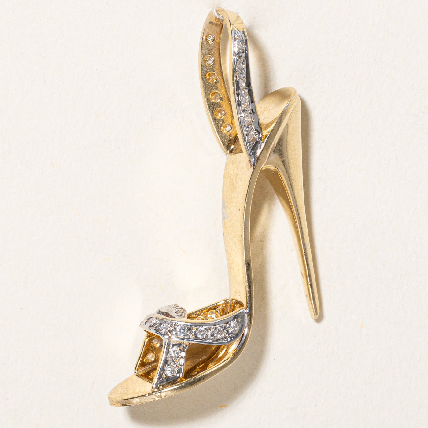 Diamond High Heel Pendant | 0.09ctw |