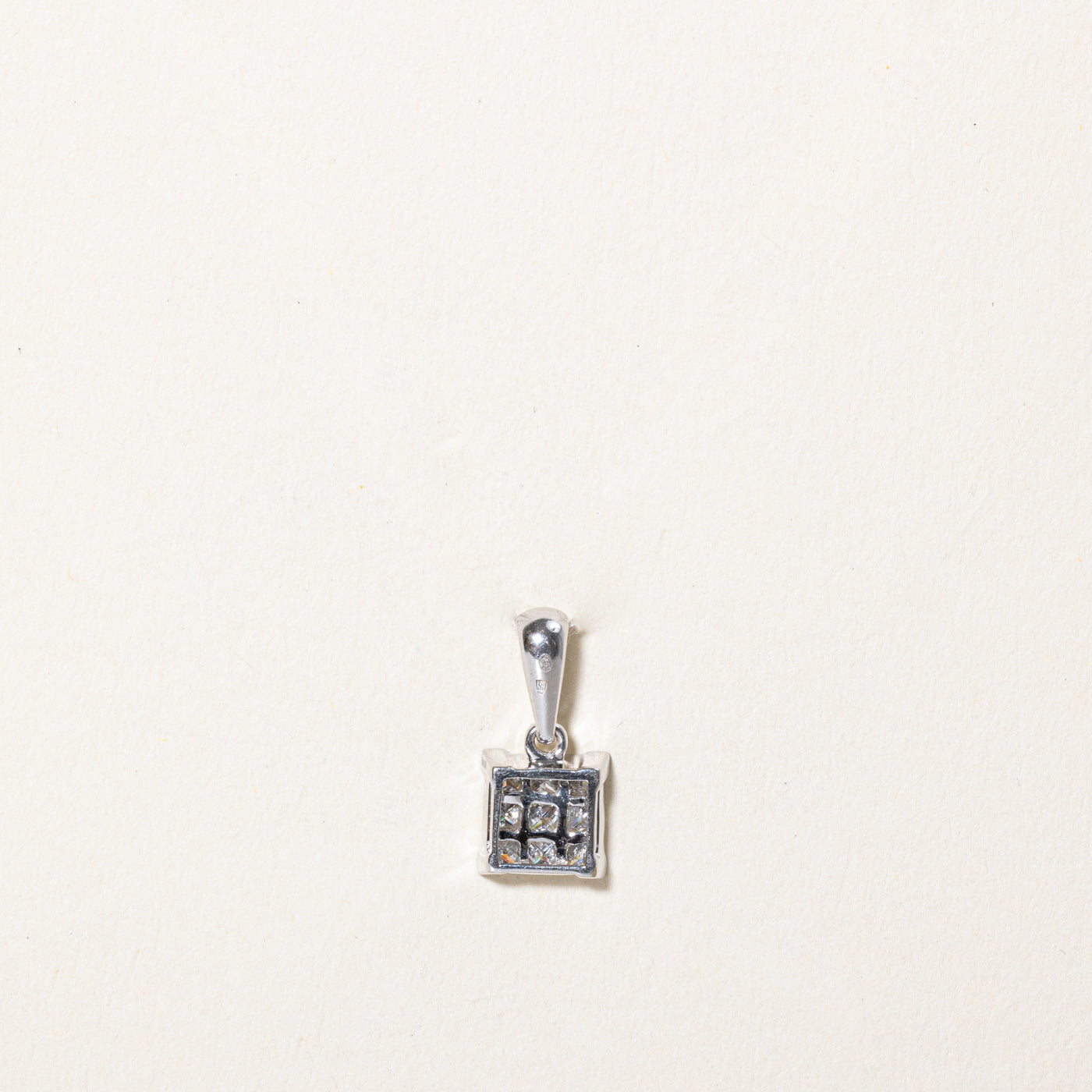 Illusion Set Princess Cut Diamond Pendant | 0.50ctw |