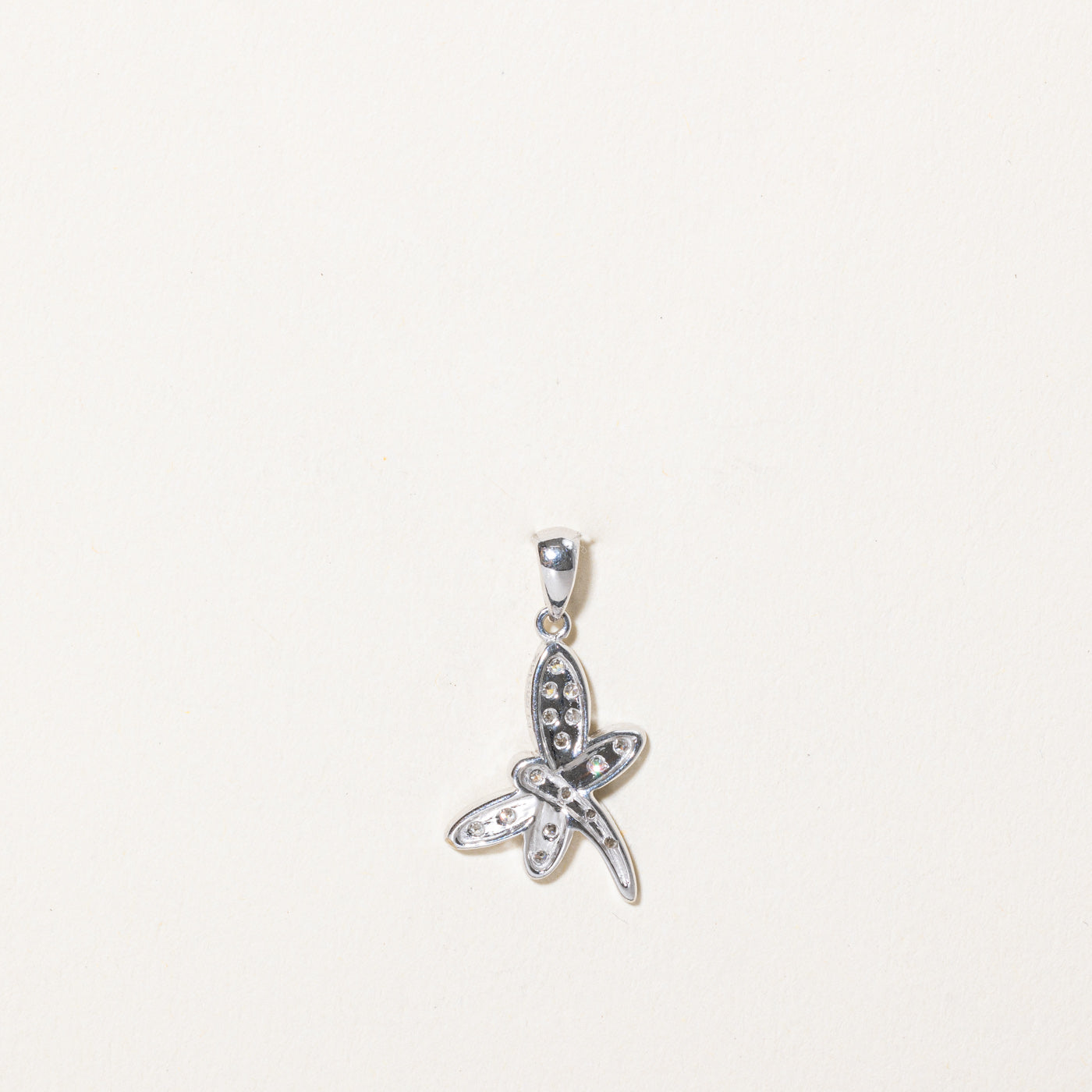 Diamond Dragonfly Pendant | 0.11ctw |