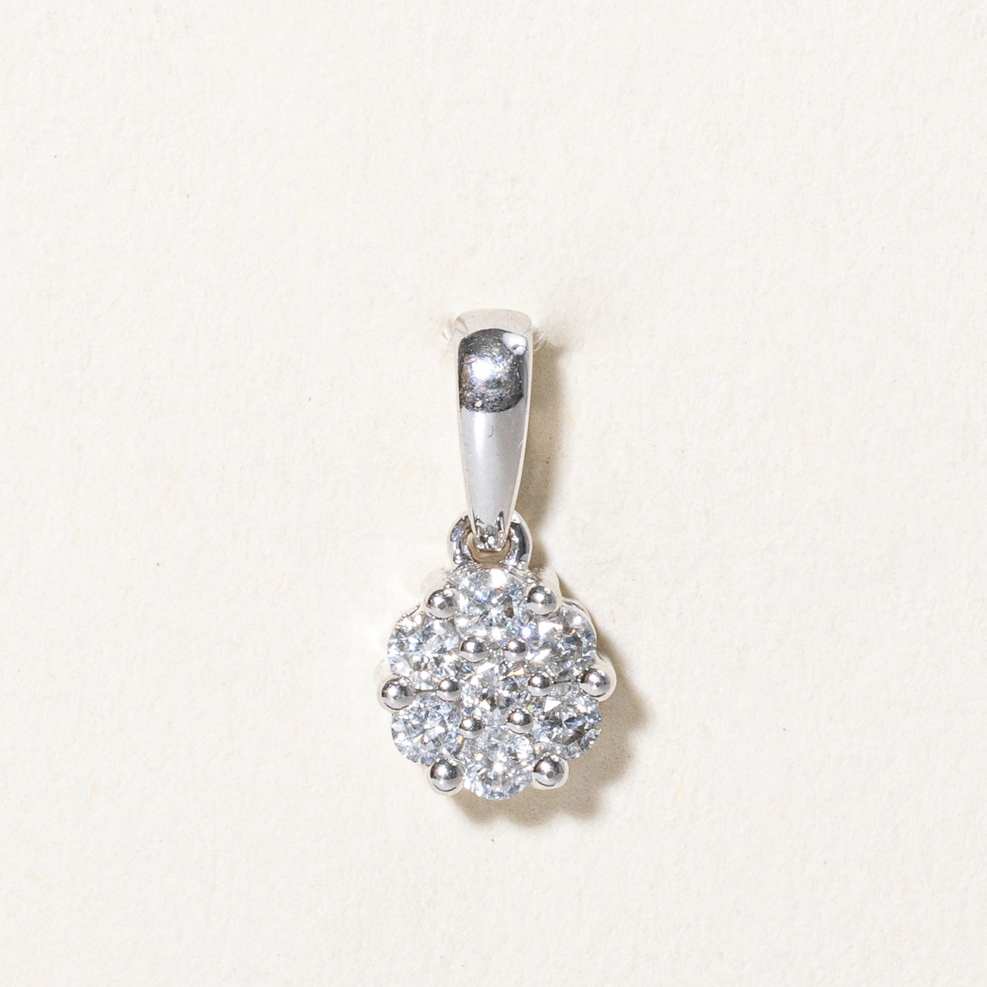 Diamond Cluster Pendant | 0.24ctw |
