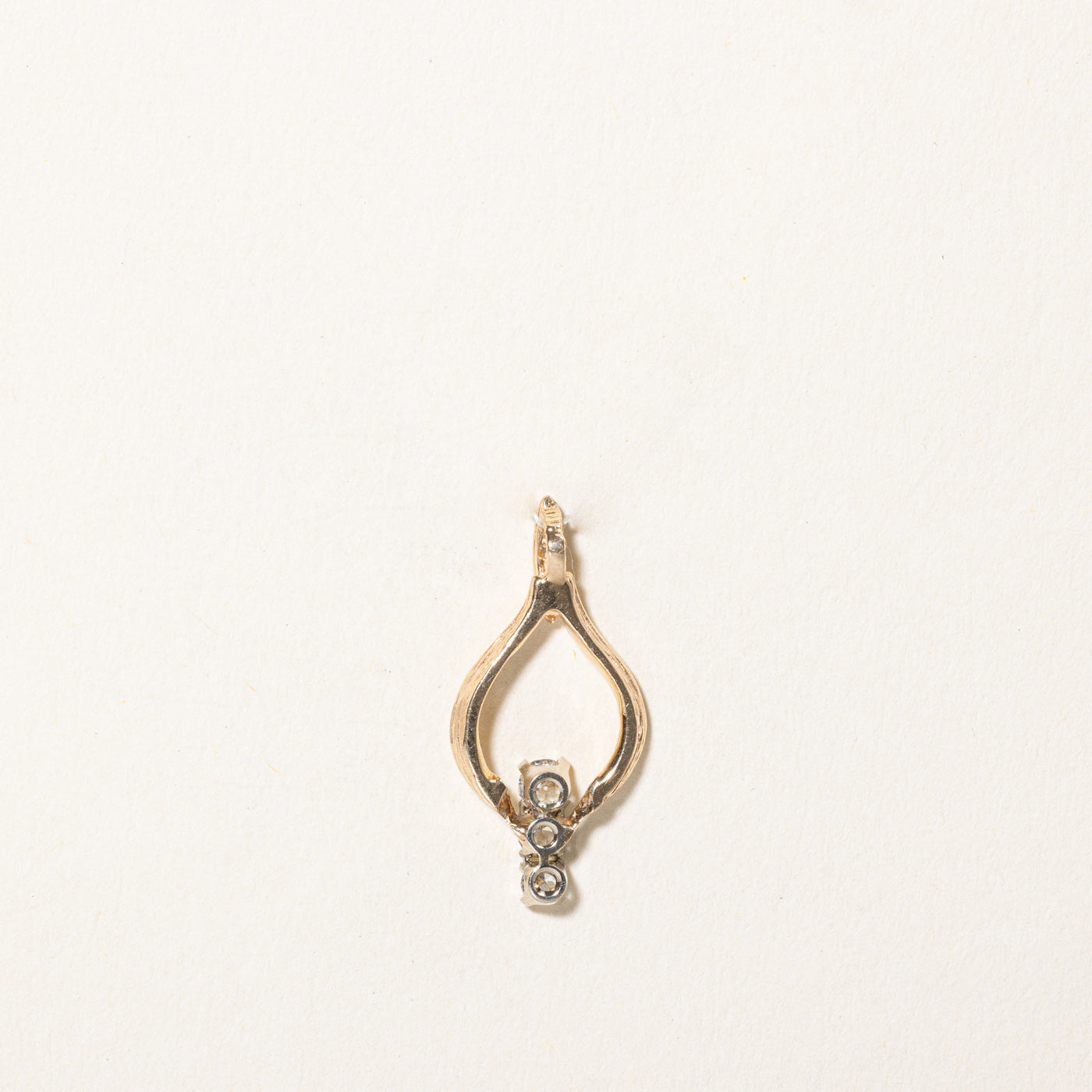 Pendentif en diamant taille ancienne européenne | 0,21 ct | 