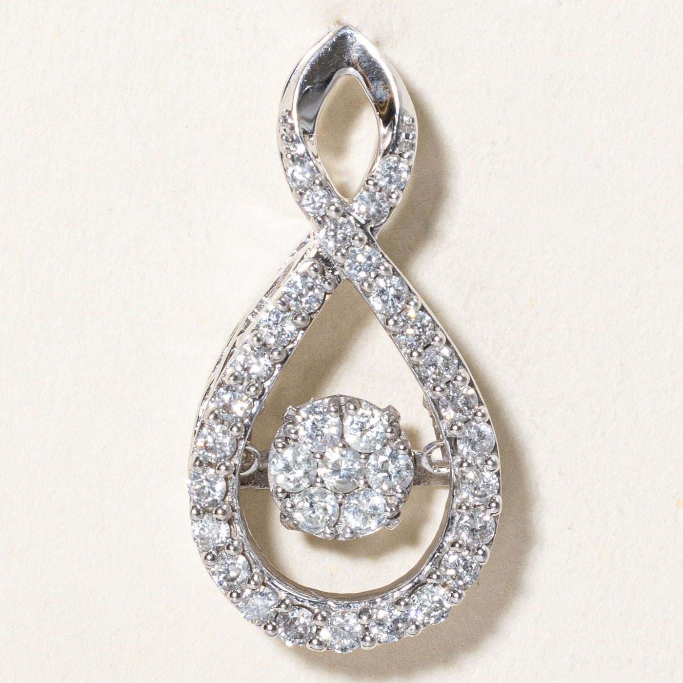 Diamond Teardrop Pendant | 0.57ctw |