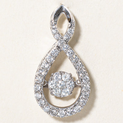 Diamond Teardrop Pendant | 0.57ctw |