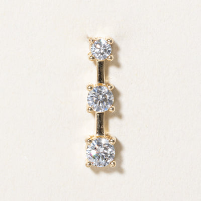 Diamond Column Pendant | 0.48ctw |