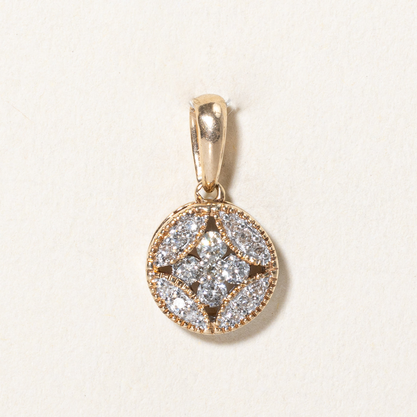 Diamond Cluster Pendant | 0.17ctw |
