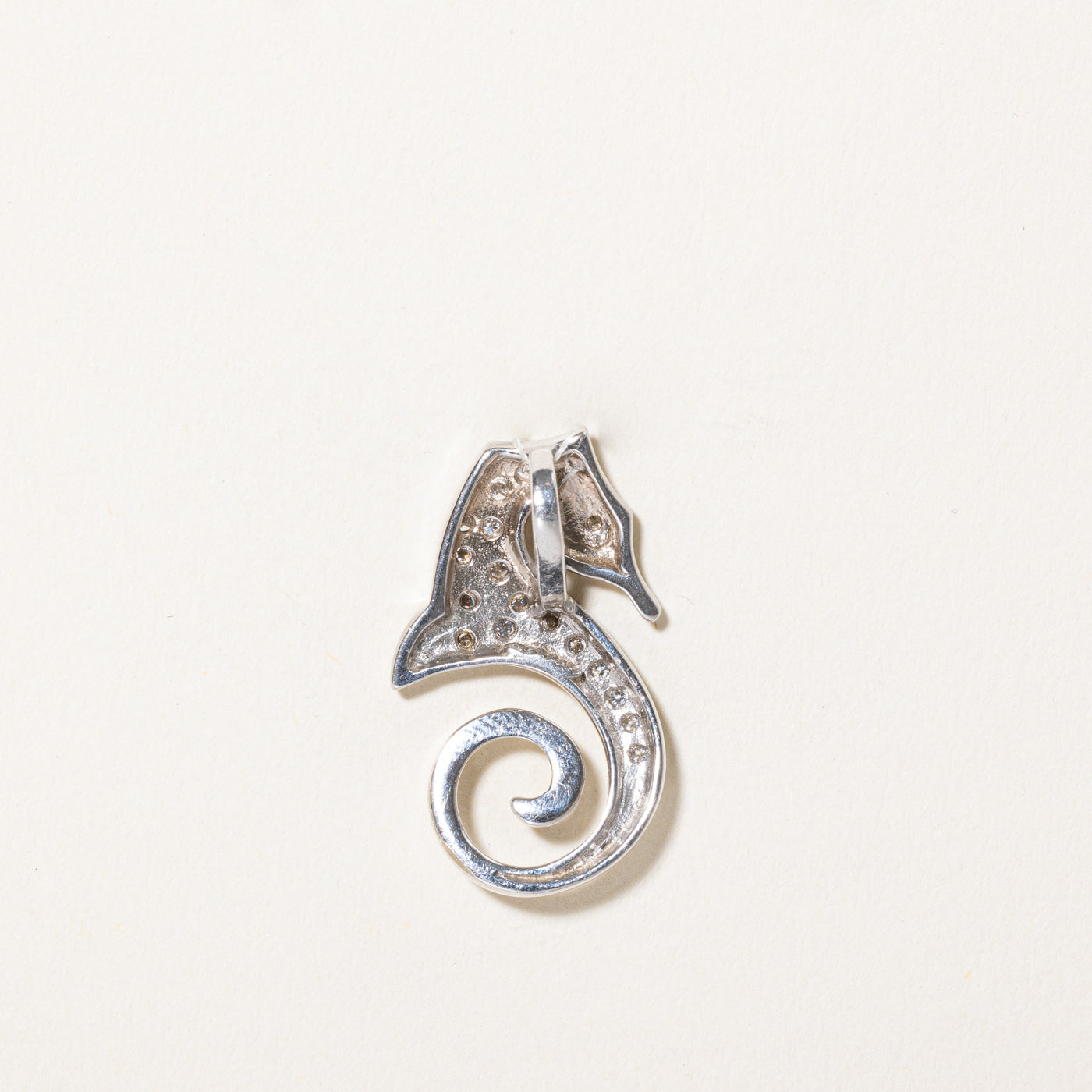 Diamond Sea Horse Pendant | 0.27ctw |