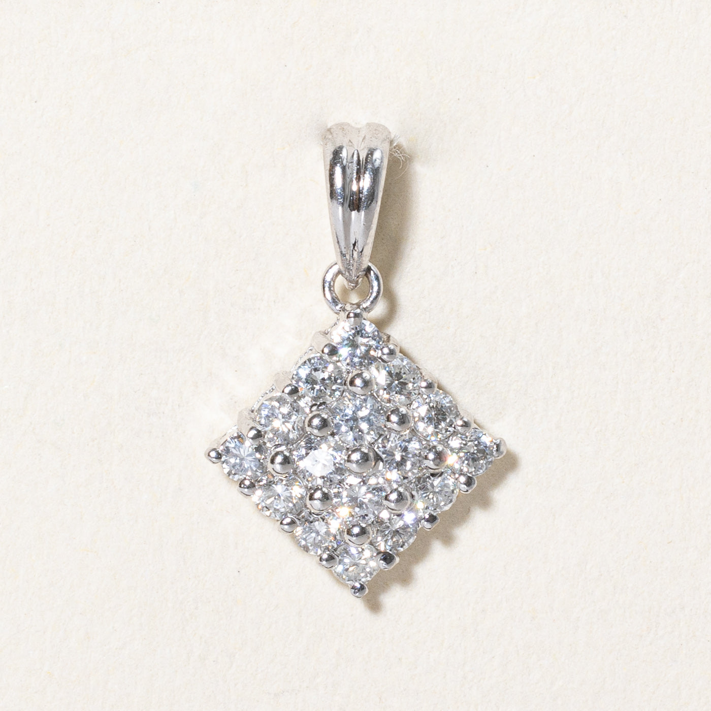 Pavé Set Diamond Pendant | 0.40ctw |