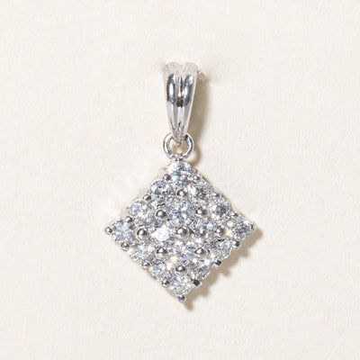 Pavé Set Diamond Pendant | 0.40ctw |