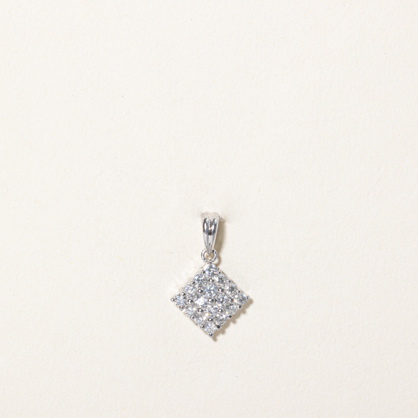 Pavé Set Diamond Pendant | 0.40ctw |
