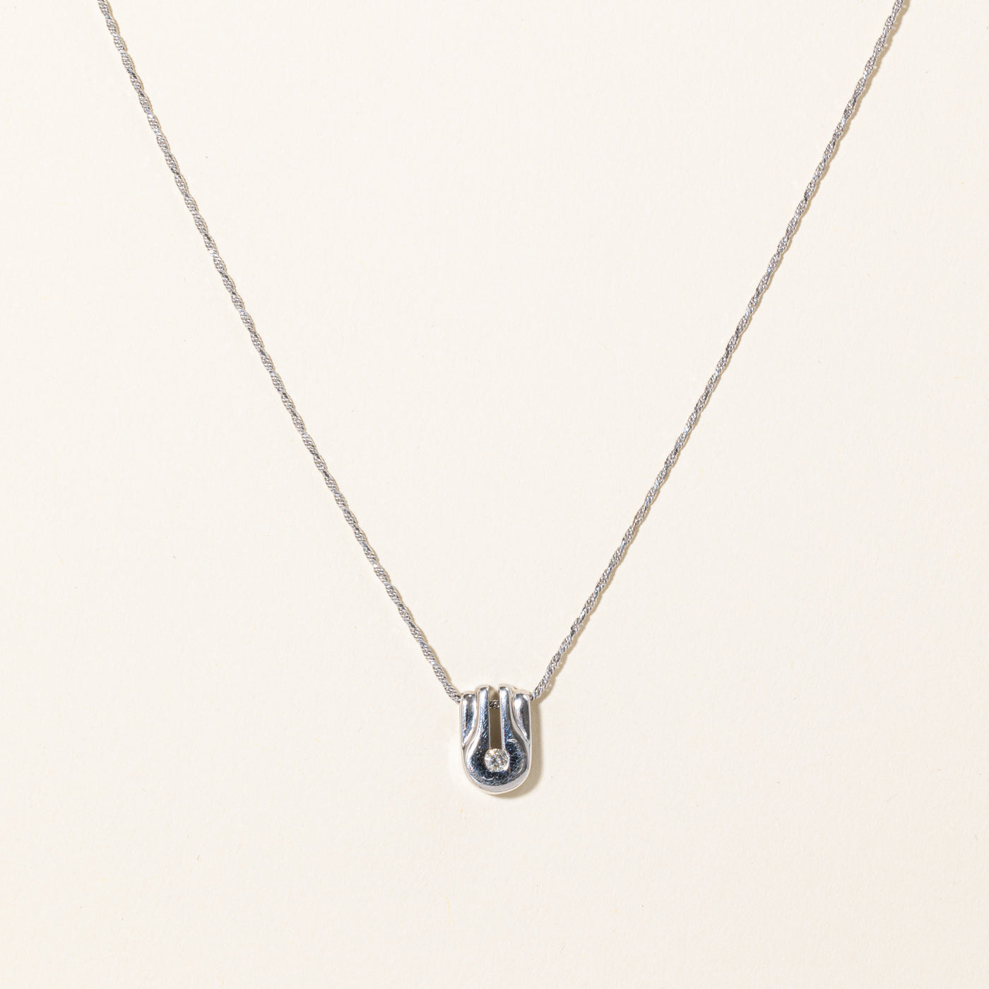 Diamond Pendant Necklace | 0.07ct | 16" |