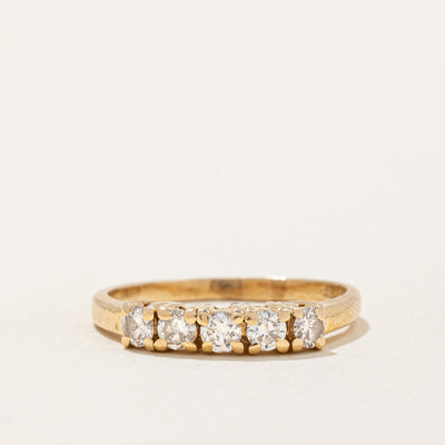 Five Stone Diamond Ring | 0.45ctw | SZ 7.25 |