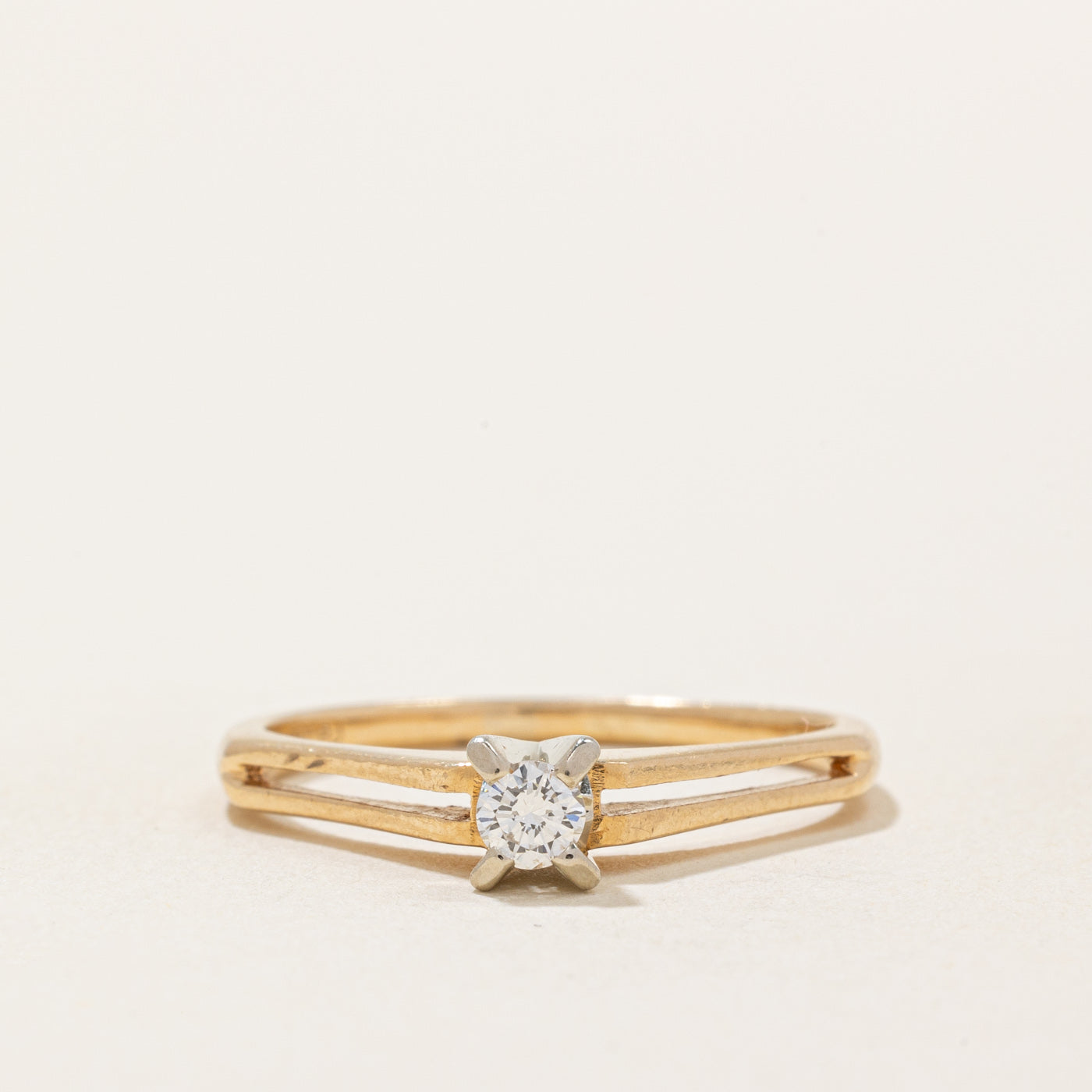 High Set Diamond Ring | 0.12ct | SZ 7 |