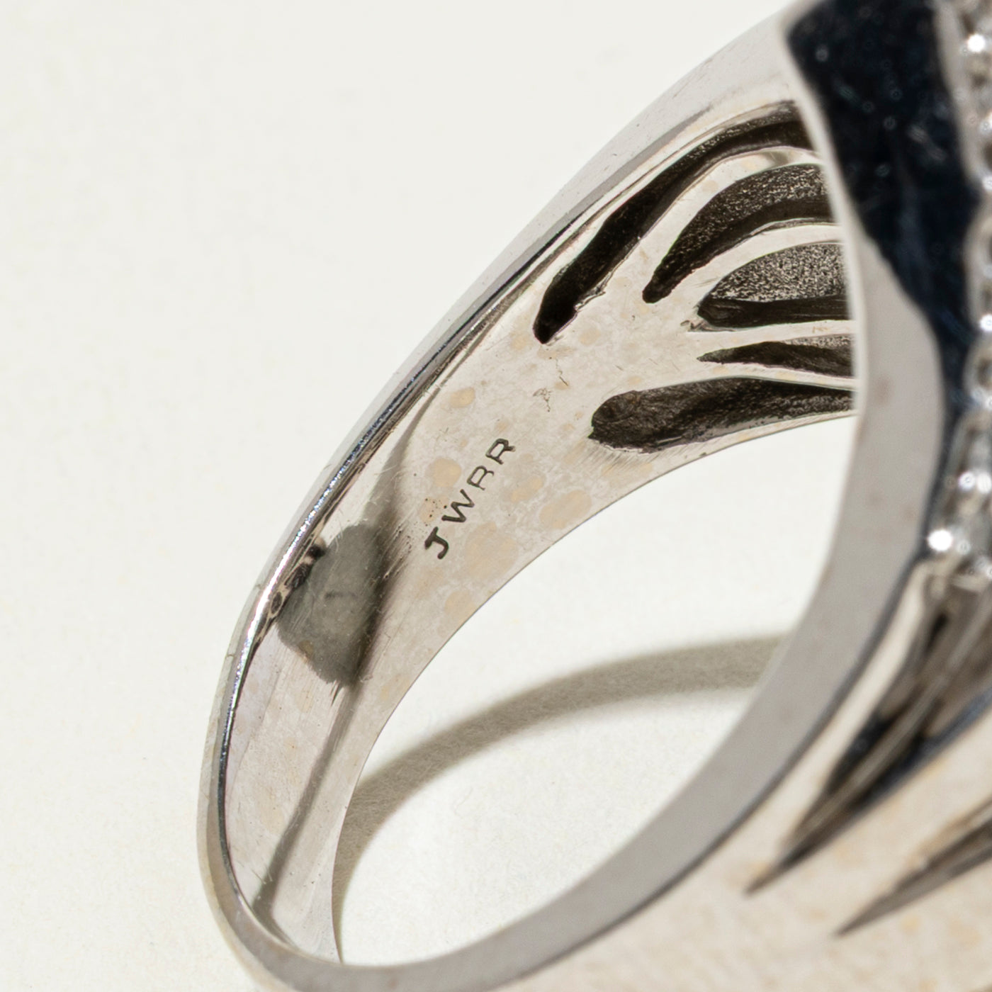 14k Multi Row Diamond Crossover Ring | 1.43ctw | SZ 7.75