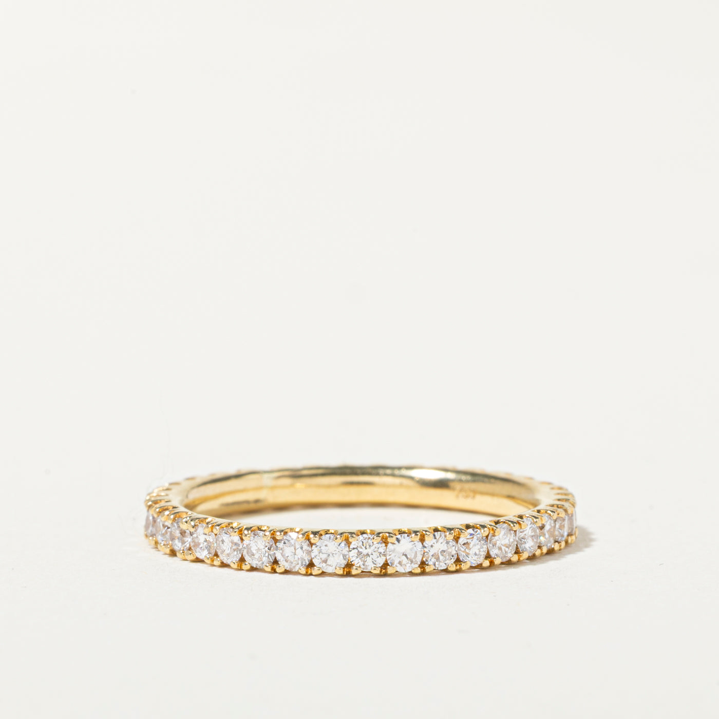 18k Diamond Eternity Band | 1.36ctw | 2mm | SZ 10